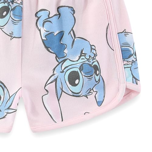 Image of Disney Lilo & Stitch Girls Short Sleeve T-Shirt and Shorts Set for Little and Big Kids