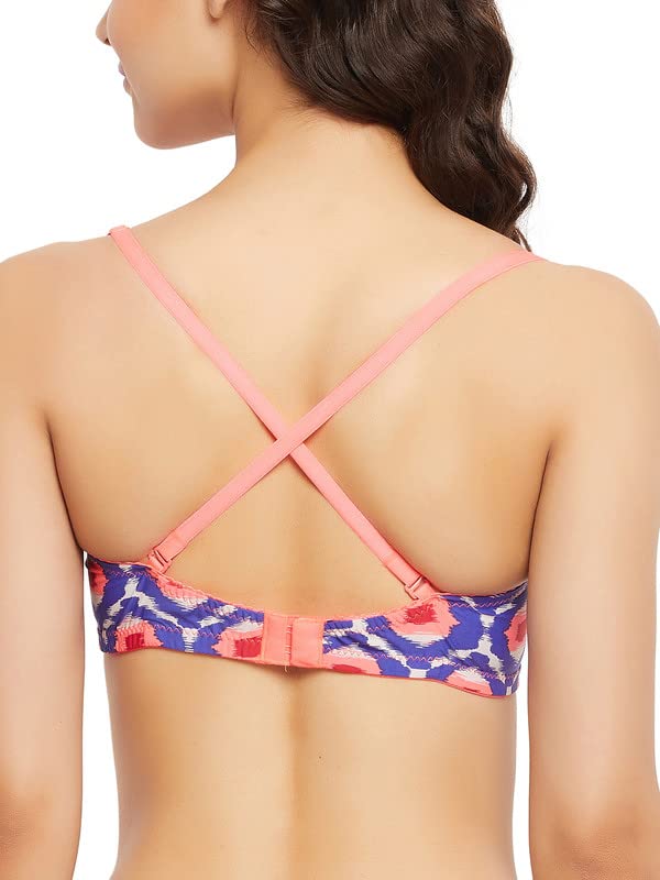 Image of Clovia Women's Polyamide Lightly Padded Wire Free T-Shirt Product Type Bra