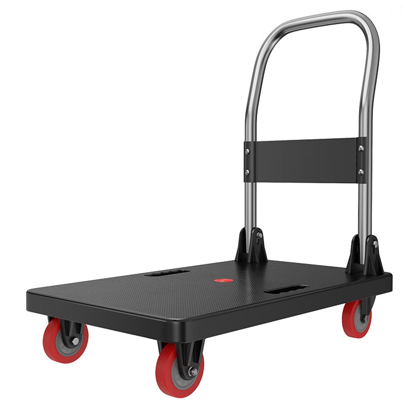Carro de plataforma plegable para evitar esfuerzos cargando hasta 500 libras