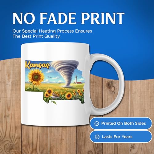 Taza de café cerámica Bliss Monkey Co 11 onzas miniatura 5