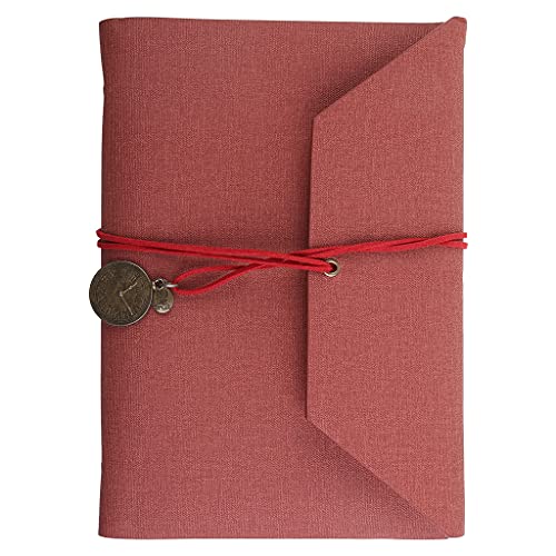 for Creative PU Leather Loose-Leaf Tri-fold Notebook Travel Handbook for Dairy Travel Office