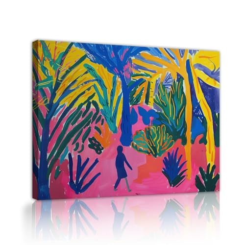 Affiches pour chambre d'enfant paysage abstrait coloré 60x80cm