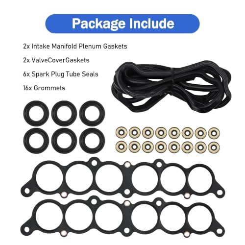 Image of Engine Cylinder Valve Cover Gasket Set VS50422R VC203 MS95899 | Compatible with Toyota 3.4 V6 5vz-fe 4Runner 3.4L 1996-2002 T100 3.4L 1995-1998 Tacoma 3.4L 1995-2004 Tundra 3.4L 2000-2004