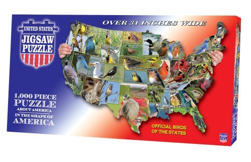 TDC games USA Shaped State - Birds Puzzle by TDC Games