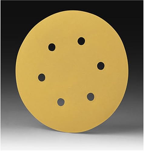 Miniatura 6 de 3M Stikit Gold Disc Roll 236U, 01443, 6 pulgadas, grado P80, 125 discos por rollo, abrasivos automoitve