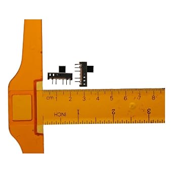 Micro Slide Switch 5pcs 4 Position Mini 5mm Toggle Micro Switch Miniature 10P 2P4T Toggle Switch