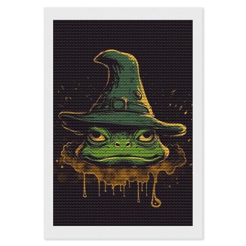 Peinture diamant grenouille bricolage art créatif kit broderie strass maison