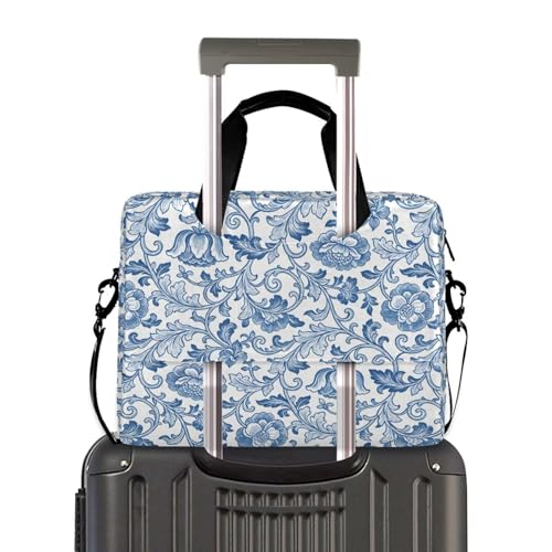 Bolso para Laptop Vintage Azul Rosado William Morris 15.6" miniatura 4