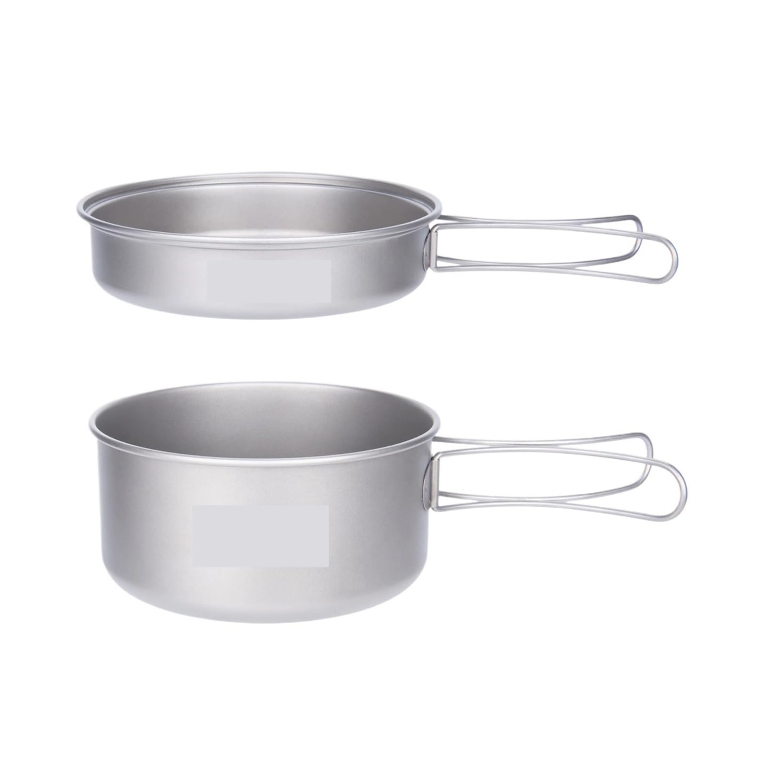 Compatibile con il set di pentole in titanio manici pieghevoli, da campeggio, escursionismo(1000ml 500ml Ti2042C)