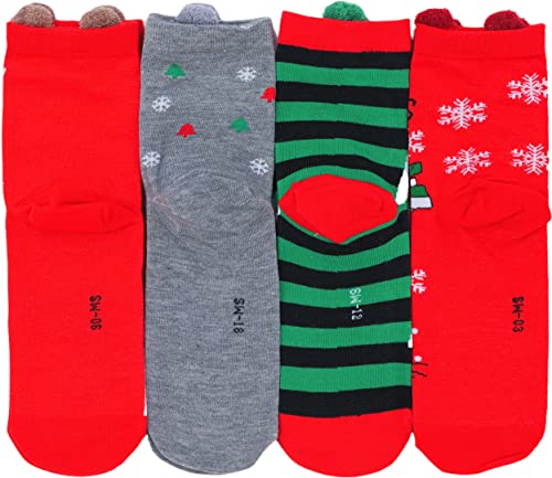 Image of ToBeInStyle Women's Pack of 6 or 12 Fashion Printed Crew Socks