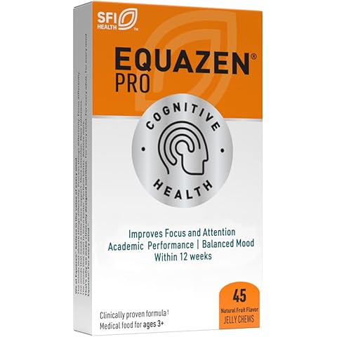 Equazen PRO Fish Oil - Clinically Tested to Improve Focus, Learning + Behavior in Children, Teens - DHA/EPA Omega-3 + Omega-6 Supplement for Brain Support* (45 Jelly Chews) Cover