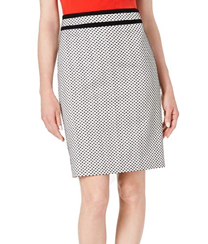 Calvin Klein Womens Petites Piped Business Wear Pencil Skirt - Main Image