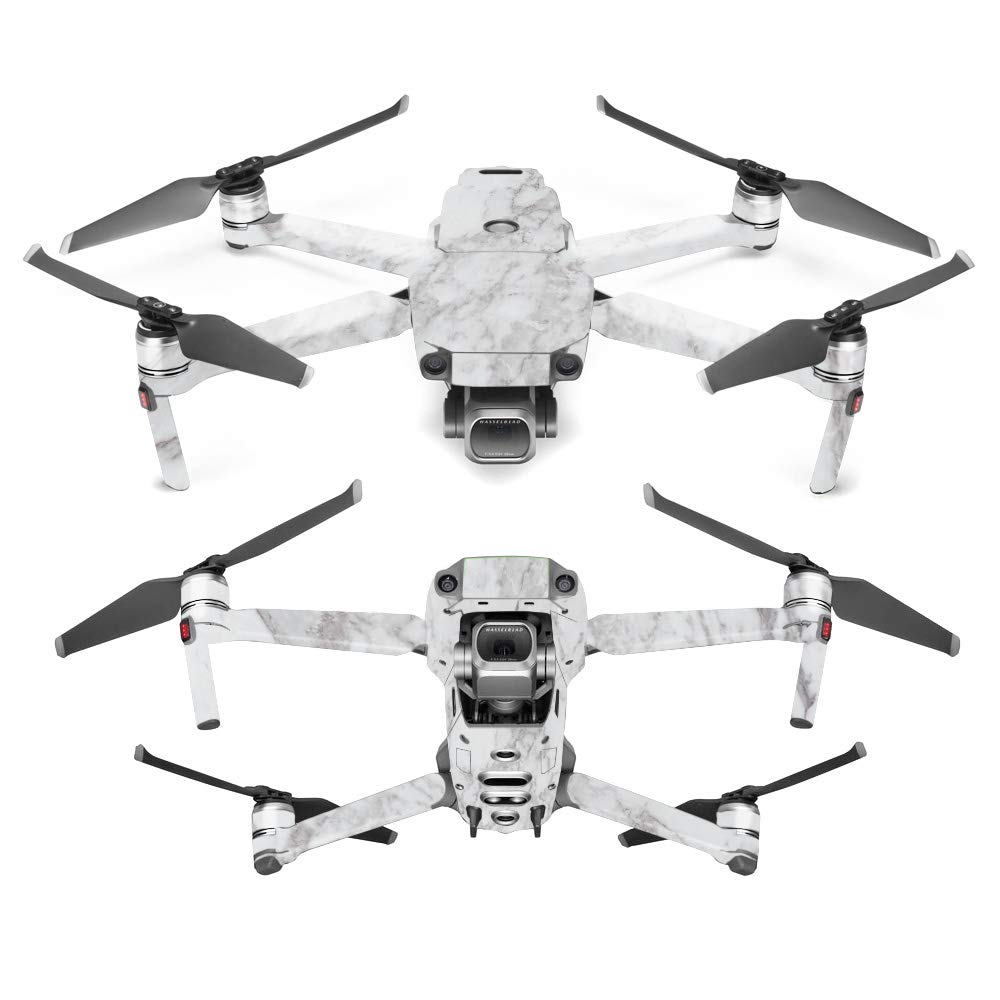 MightySkins Skin Compatible with DJI Mavic 2 Pro and Zoom - Frost Marble | Protective, Durable, and Unique Vinyl Decal wrap Cover | Easy to Apply,