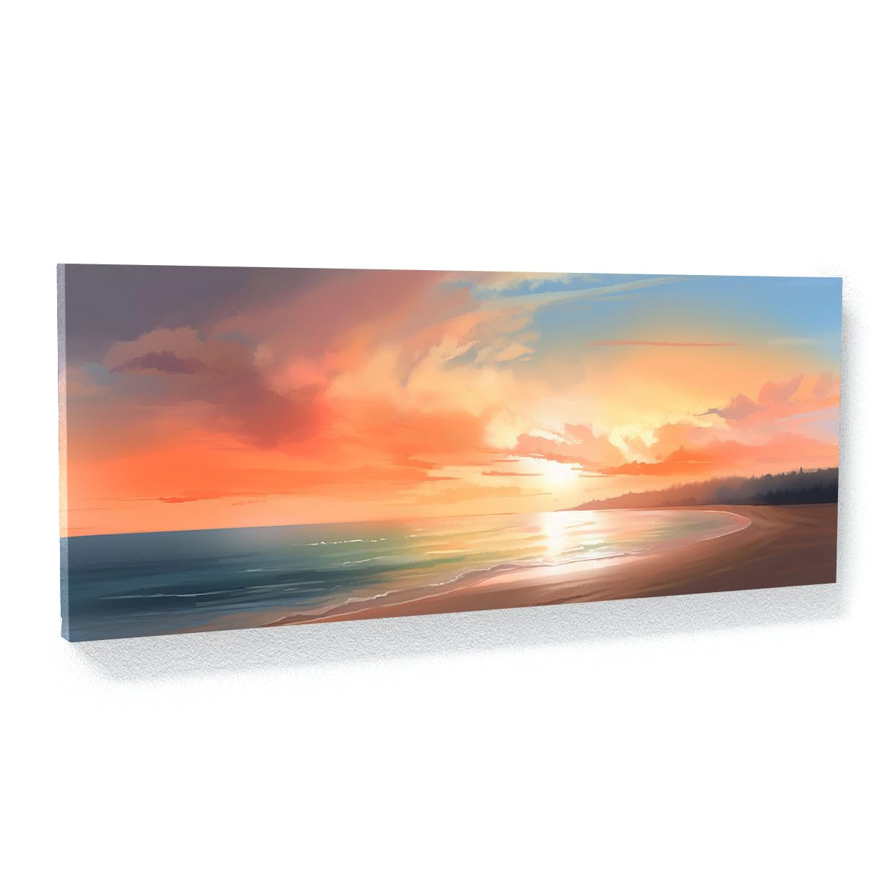 Amazon.com: Sense Canvas Sunset Dreamlike 215 Canvas Art - Home