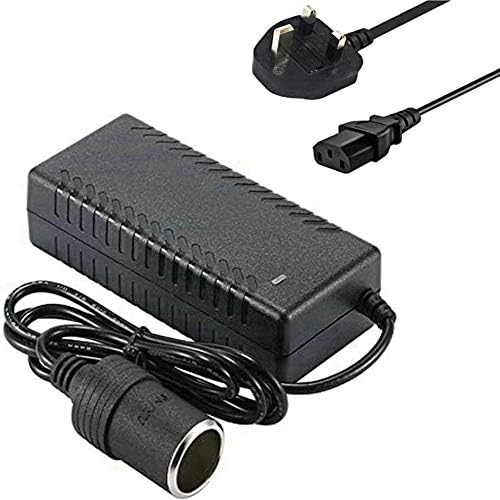 240V Mains To 12V DC Cigarette Lighter Voltage Converter Power Adapter