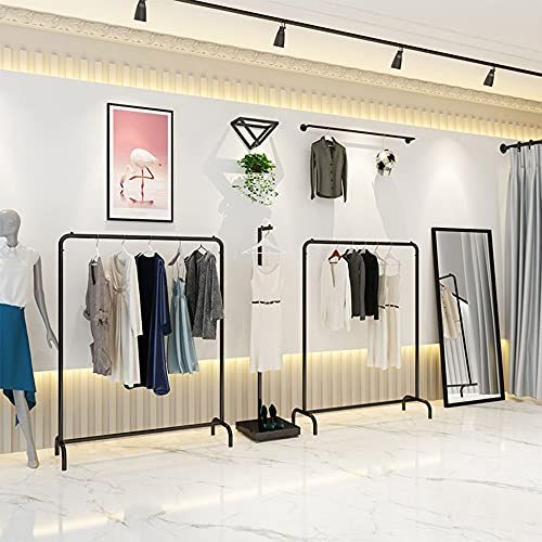 Penderie chambre à coucher en fer noir, dressing ouvert moderne - 4