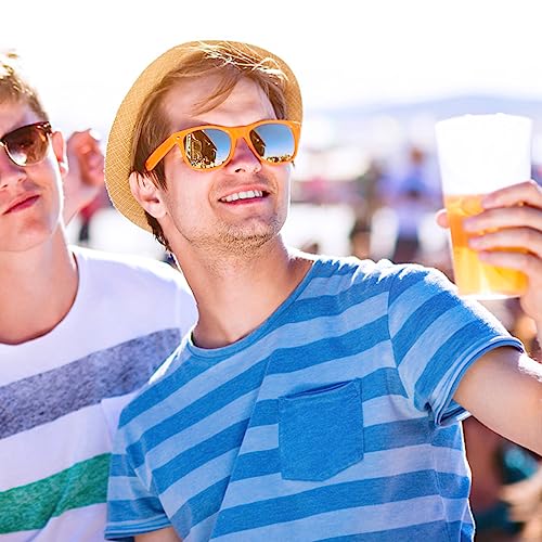 Matcheck 8/16 Pack Neon Colors Sunglasses Wholesale Bulk Party Favors Retro Classic Glasses Birthday Pool Unisex Adult4