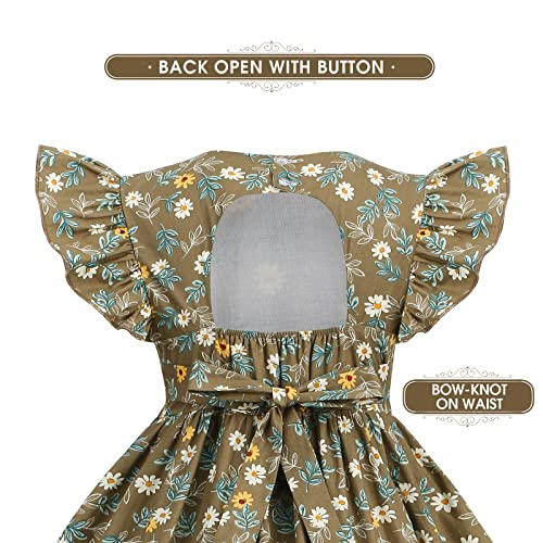 Girls Maxi Dress Summer Girl Dresses Girls Floral Boho Dress Tea Party Long Cotton High Low Lace Dresses4