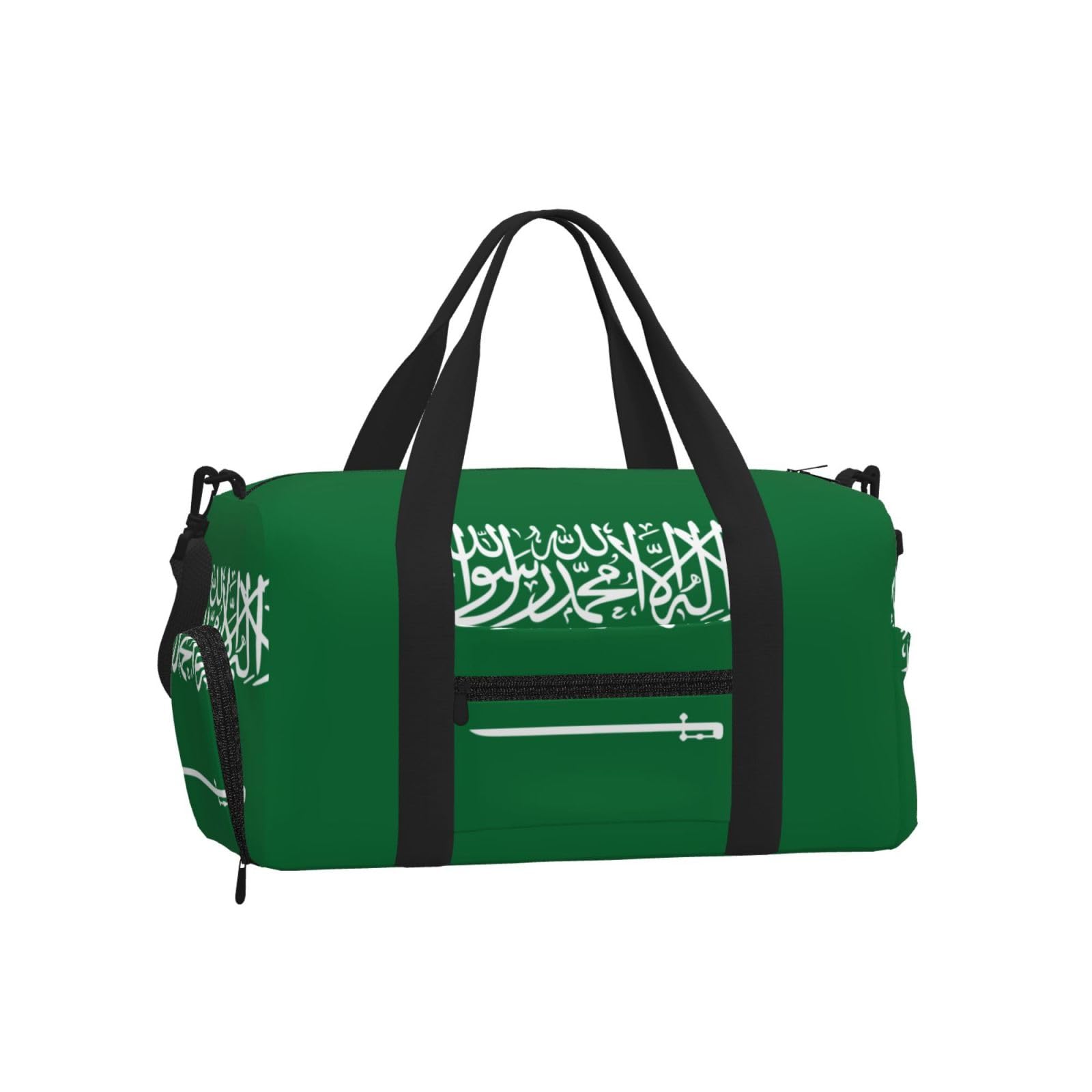 Flag of Saudi Arabia - Bolsa de gimnasio, impermeable, con compartimento