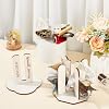 BENECREAT 2 Sets 2 Styles Antique White Wooden Wreath Bow Maker Tool, Wood Bow Making Tool Craft DIY Wreath Supplies for Creating Holiday Wreaths, Party Decorations, Hair Bows, Various Crafts #4