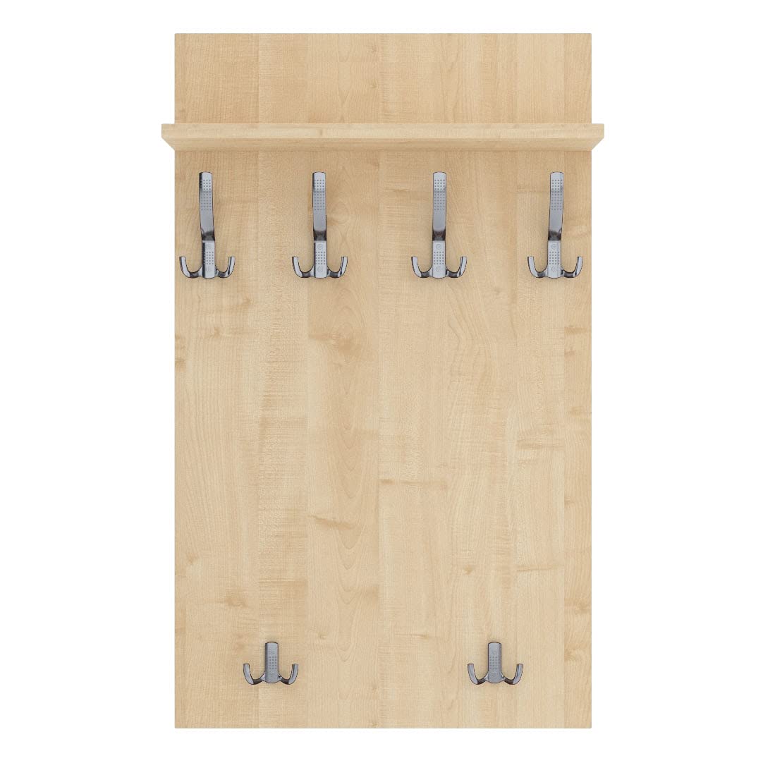 AKKE 120x60 | MAXI Garderobenpaneel Wandgarderobe Garderobe Wandpaneel Kleiderstange CHROM | AHORN
