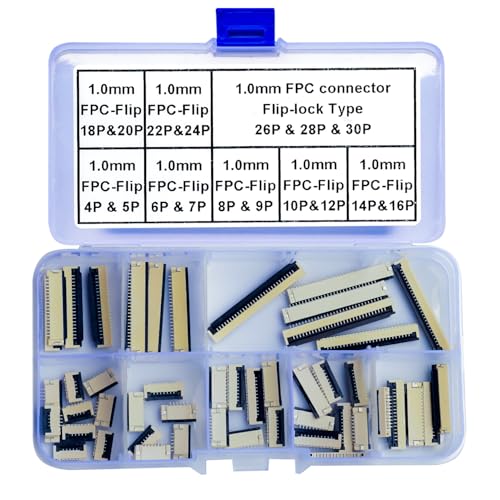 Kit Conector FFC FPC 1.0mm Flip-Lock 4P-30P miniatura 1