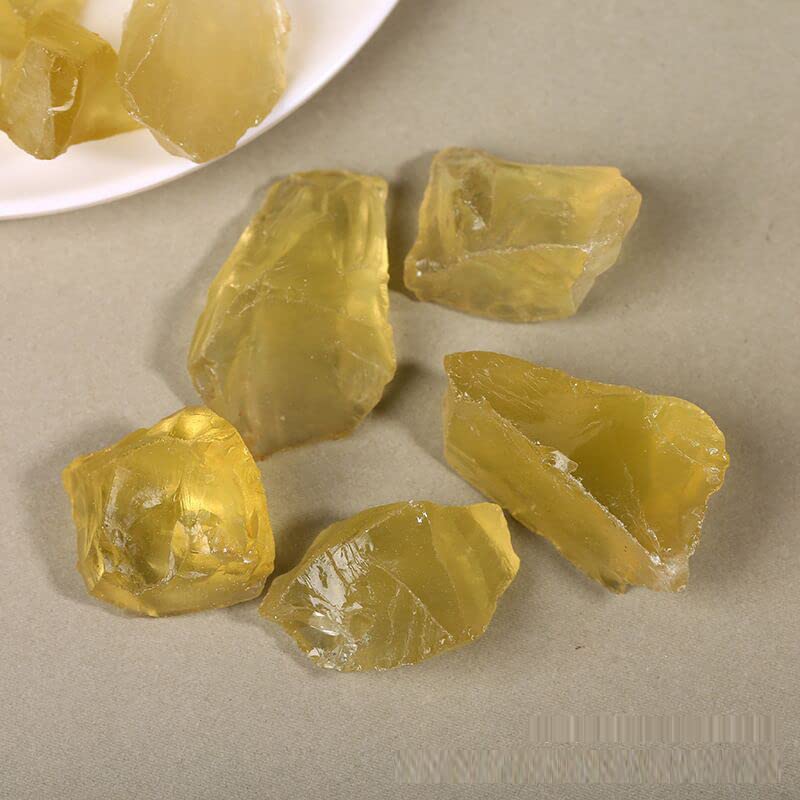 100 天然黃水晶水晶粗石黃色水晶石礦物標本家居裝飾 黃水晶水晶 25-30 克 1 件 露臺 草皮與花園