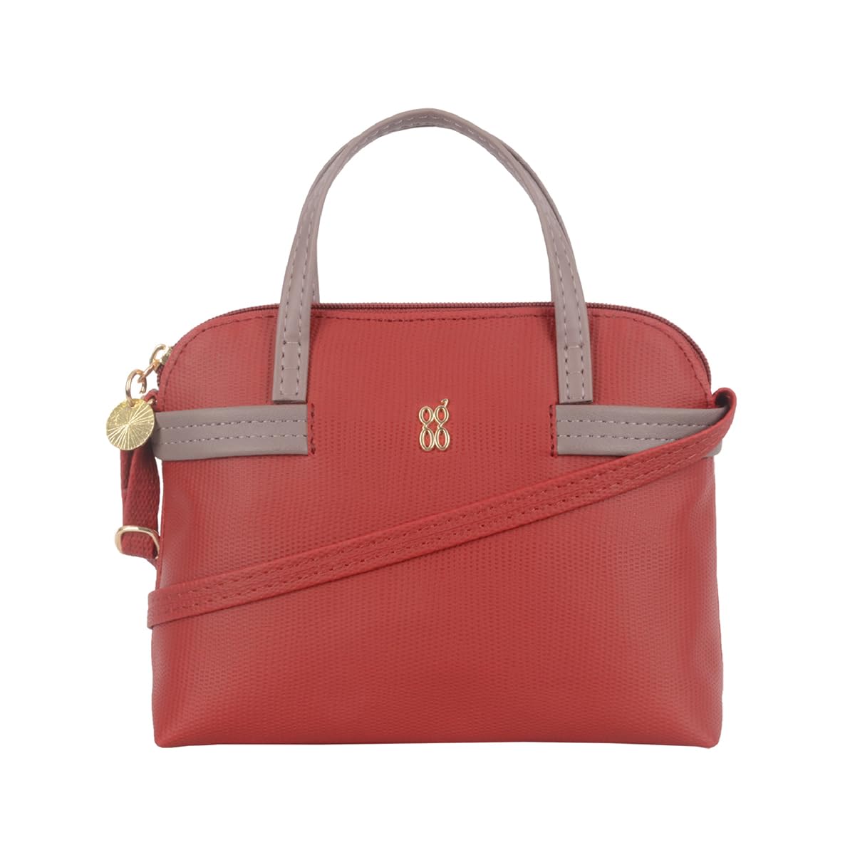 Baggit Women Brown Bowling Handbag XL Size | Ladies Stylish Casual Purse Bag (B0CZLMDMV3) Amazon Price History, Amazon Price Tracker