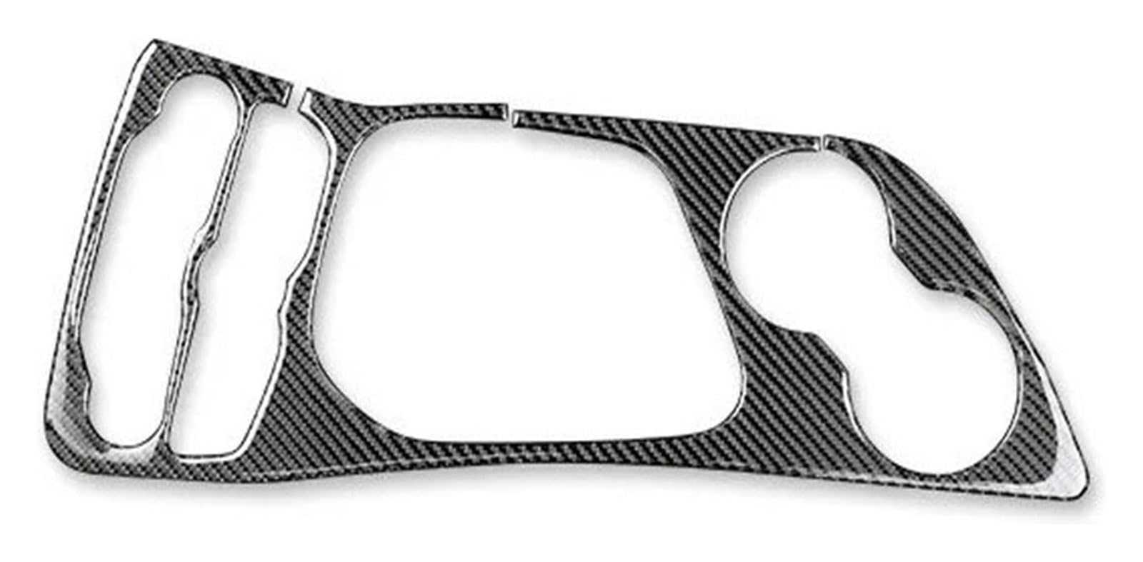 Carbon Fiber Interior Stickers for Dodge for Challenger 2015-2023 Interior Car Gear Shift Panel Real Soft Carbon Fiber Sticker Mouldings(Type A)