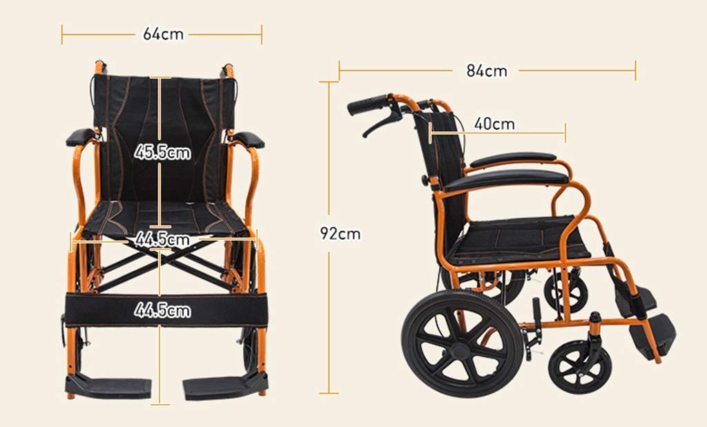 Amazon.co.jp: 折りたたみ式車椅子鋼管手動式軽量代替車車いすのみ12Kg