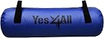 Yes4All Large Aqua Bags for Workout 45-80lbs - Ultimate Core Water Weights Aqua Bag - Portable Stability Fitness - Perfect Agility, Durability for Indoors and Outdoors - Clear & Dark Blue