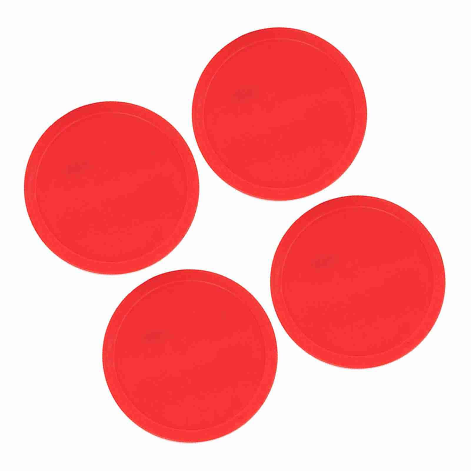 Naroote Dischi da Hockey in Plastica di Alta qualità Accessori di Ricambio Leggeri e di Lunga Durata Giocatori Professionisti per Adulti 4 Pezzi (Medio (75 mm))