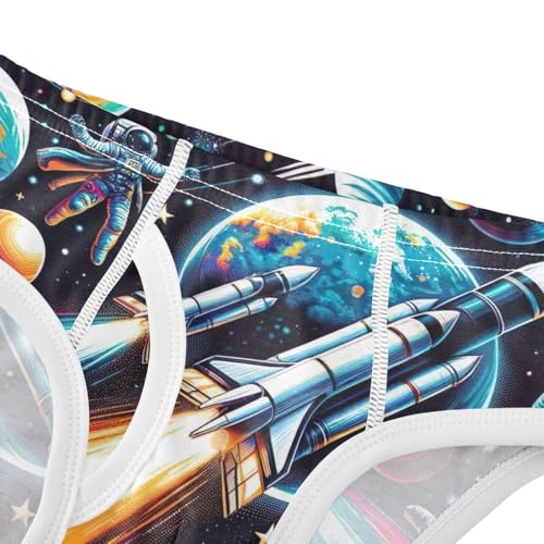 ODAWA Space Soft Toddler Briefs Cotton Tagless Toddler Underwear 2T4