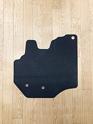 フロアマット ハイエース 200系 現行車 標準ボディ車用 運転席マット 1枚 ラバーシリーズ 平成16年8月〜 カーマット トヨタ ブラック 純国産品