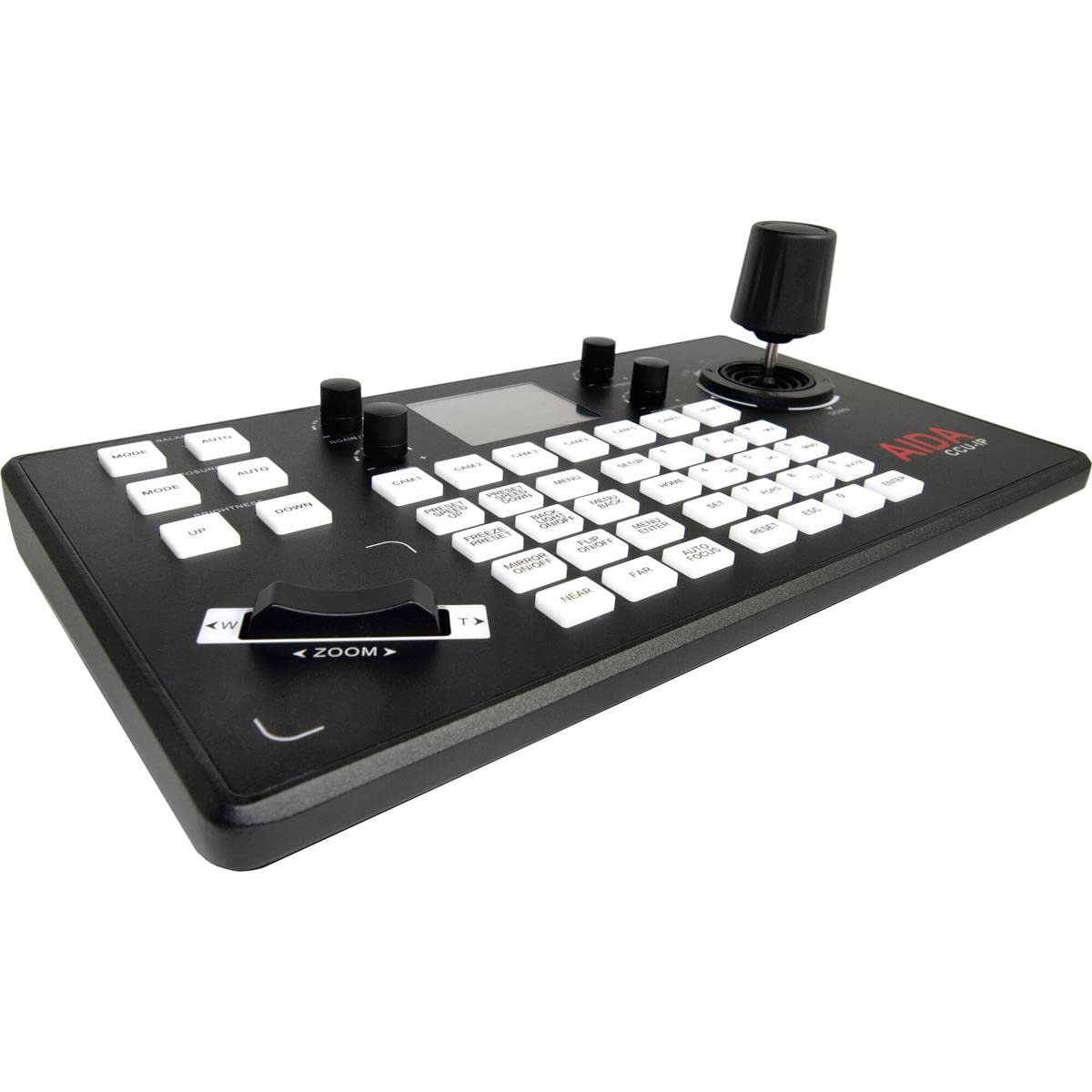 AIDA CCU-IP VISCA Serial & IP PTZ Camera Joystick Controller