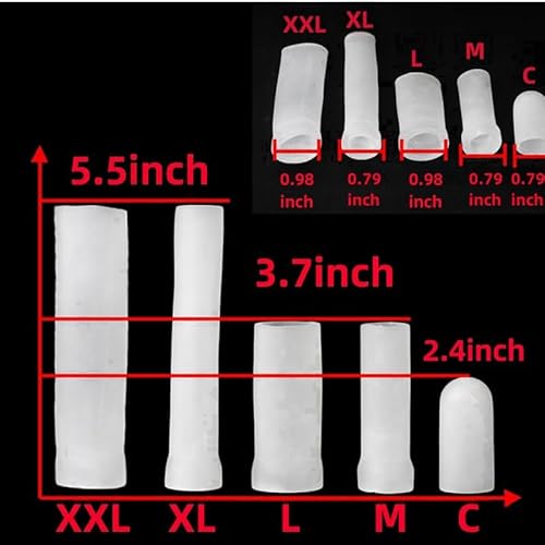Generic PS2332 3 Pcs Silicone Penile Sleeves, Protector Sleeve Replacement For Pennis Extender thumb #1