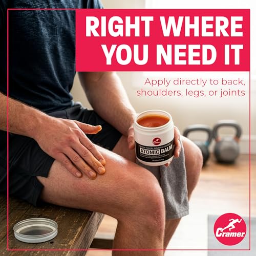Image of Cramer Atomic Balm, Medium Strength Warming Pain Reliever for Relieving Minor Pain From Strains & Sprains, Relaxing Tight Muscles, & Assisting in Warm-Up for Athletes, Relieve Joint & Arthritis Pain