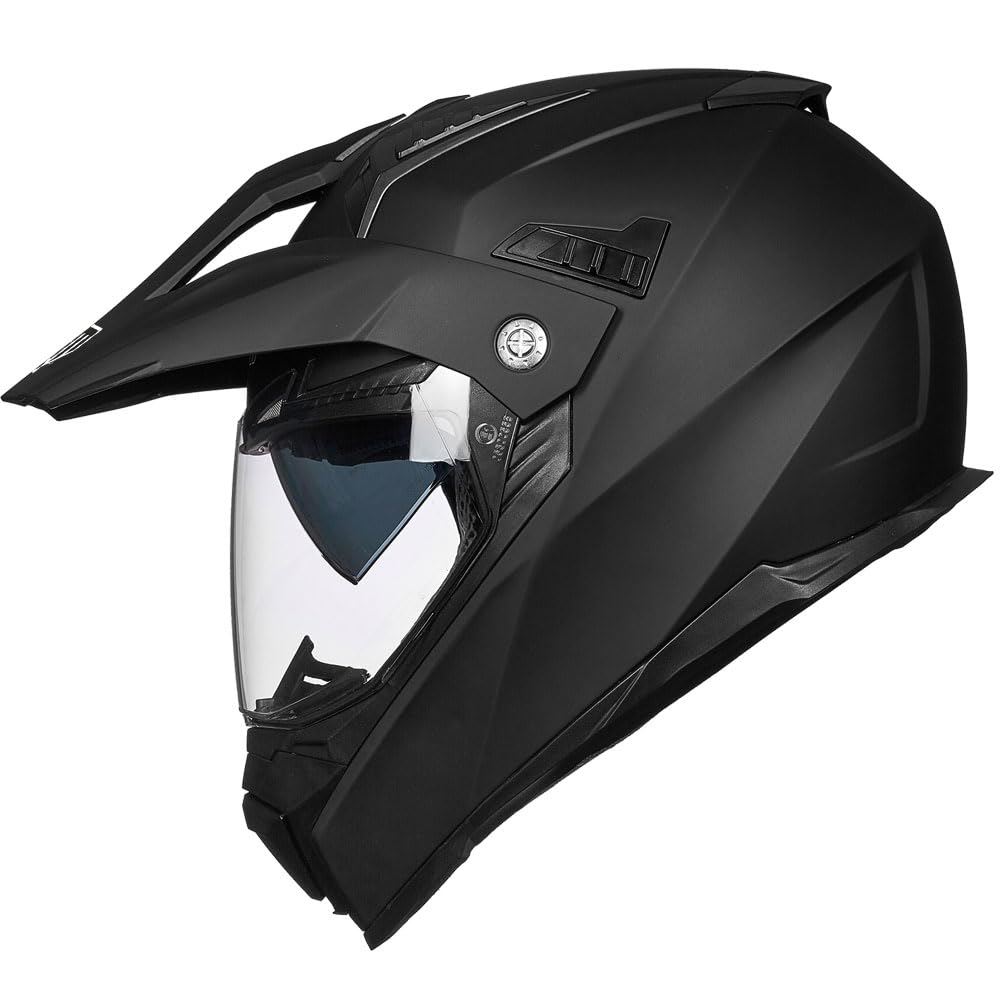 ILM Casco Moto Motocross Integrale Donna Uomo ECE22.06 Omologato Modello 606V