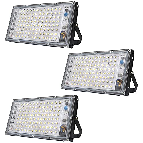 Image of MLD BL2316 70W LED Flood Light Brick Landscap Led Lights IP66 for Indoor Outdoor Led Lights | White | 70 Watt | Pack of 3