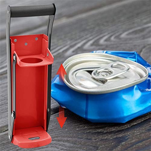 Heavy Duty Plastic Bottle Can Crusher For Recycling, Metal Can Crushers For Plastic Bottles And Cans For Recycling 500Ml (Red) #TOP5