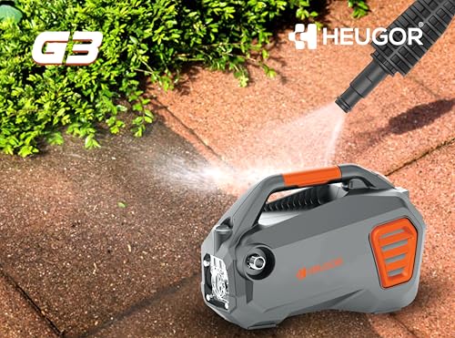 Image of G3 High Pressure Washer, 900W Induction Motor | 2030 PSI, 6.3 LPM Flow, Self Suction, Auto Stop, Compact Portable Design
