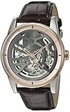 Kenneth Cole New York Men's 'Automatic' Automatic Stainless Steel and Brown Leather Dress Watch (Model: 10022561)