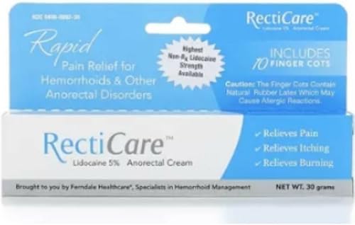 Recticare Crema anorrectal 1 oz (paquete de 2)