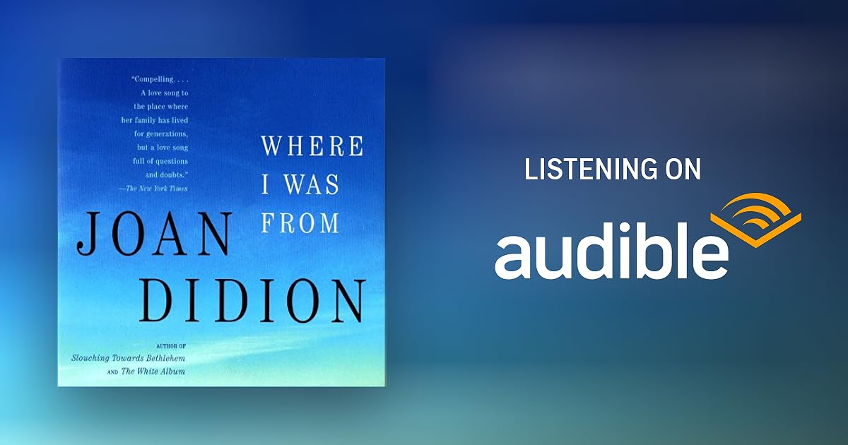 Where I Was From Audiobook | Free with trial