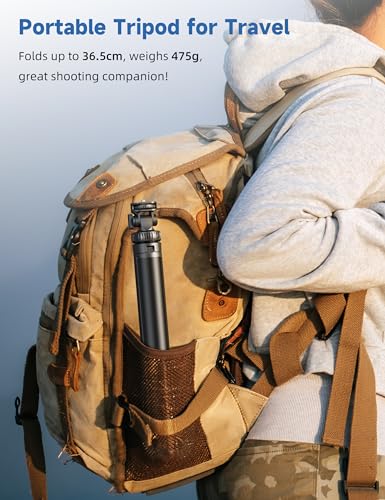 190cm Tripode para Movil, Extensible Trípode Profesional Estable Aluminiocon Palo Selfie Tripode con Control Remoto y Soporte de Teléfono, Trípode Camara Portátil Compatible con iPhone/Samsung/GoPro - imagen 7