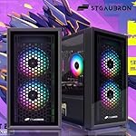 STGAubron Gaming PC Computer Desktop, Radeon RX 560 4GB, Intel i7 Xeon E5 up to 3.0GHz, 16GB RAM, 512GB SSD, WiFi, BT 5.0, RGB Fan x3, Windows 10 Home for Gamer, Streaming - Image 5