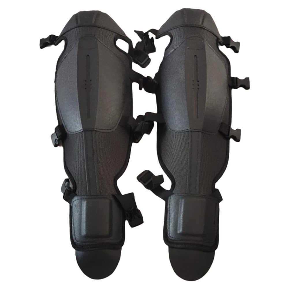 2 Rodilleras de Jardín Fijas Extendidas, 2 Rodilleras de Jardinería, Polainas para Recortadora, Espinilleras Gruesas, Protectores de Piernas para Cortar Malezas y Proteger el Jardín.