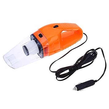 Betzila Car Vacuum Cleaner High Power 4000PA DC 12V Corded Powerful Wet/Dry Auto Vacuum Cleaner (Orange,Blue,Black,)