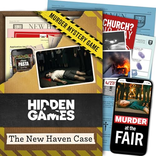 Hidden Games Murder Mystery Game – Solve a Crime at