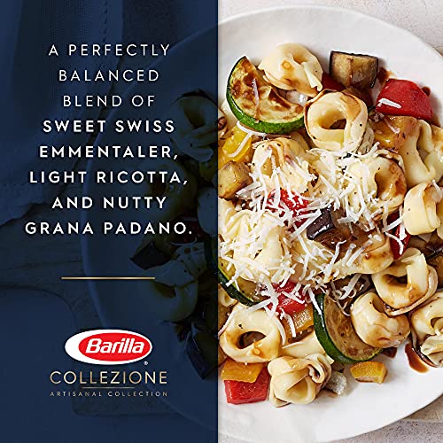 Barilla Collezione Three Cheese Tortellini Pasta, 12 Oz. Bag (Pack Of 4) - 6 Servings Per Bag - Pantry Friendly Artisanal Dried Tortellini - Non-Gmo, All Natural Ingredients, No Preservatives #TOP2